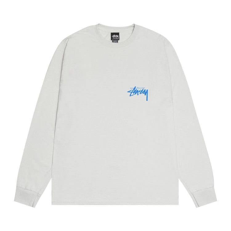Stussy Beat Crazy Long-Sleeve T-Shirt Fog