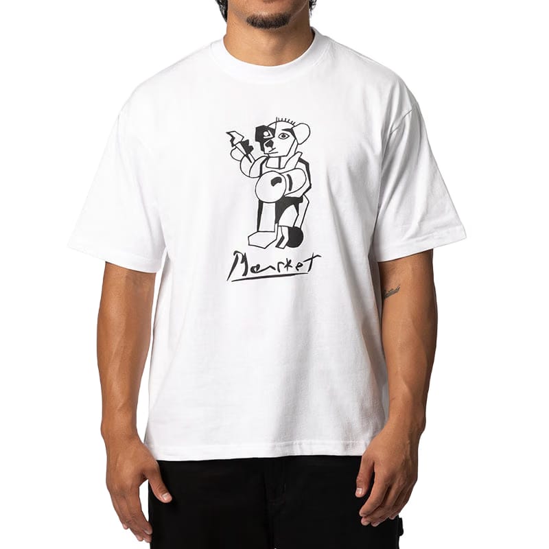 MARKET Cubism Bear T-Shirt - White