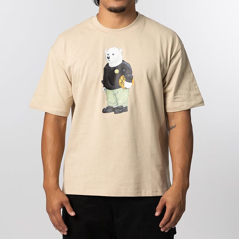 MARKET Smiley Polar Bear T-Shirt - Natural