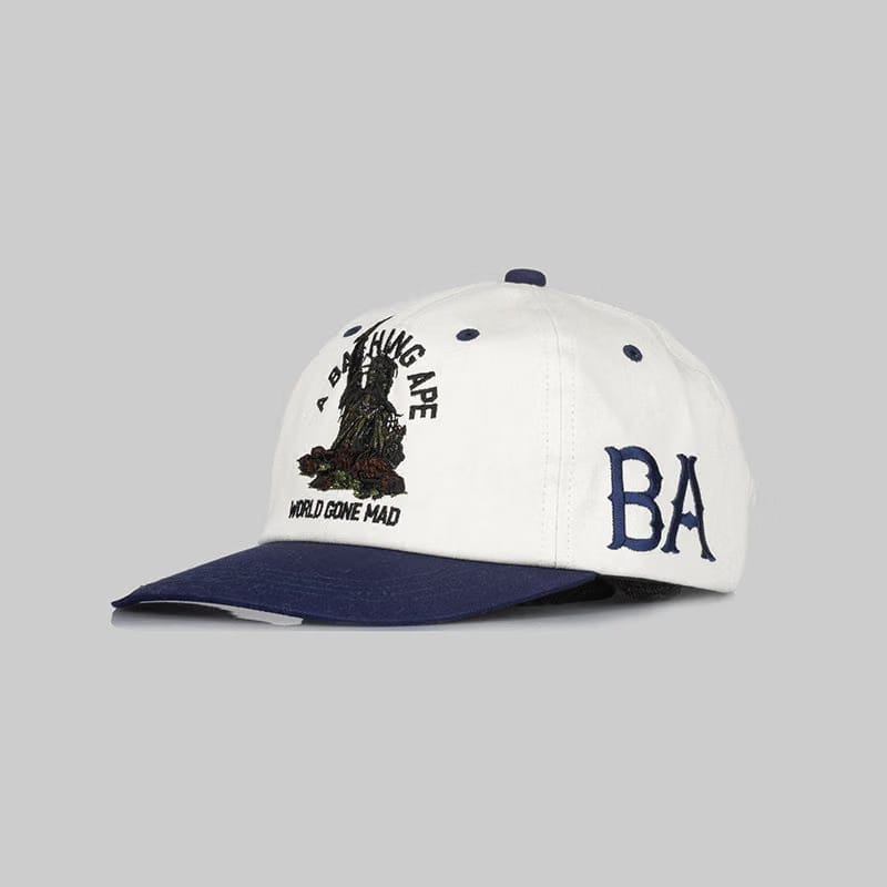 BAPE A Bathing Ape Cap - Navy