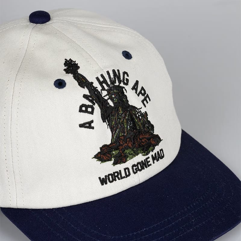 BAPE A Bathing Ape Cap - Navy