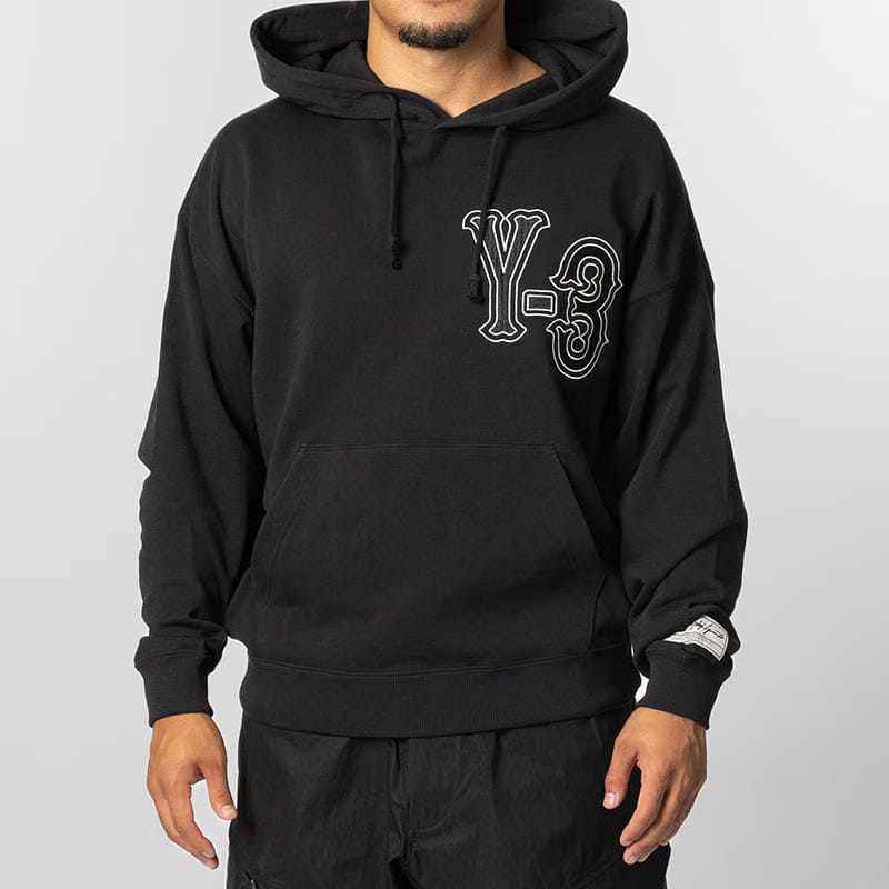 Y-3 Elite 5 Graphic Hoodie - Black