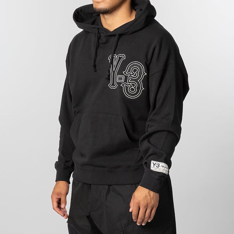 Y-3 Elite 5 Graphic Hoodie - Black