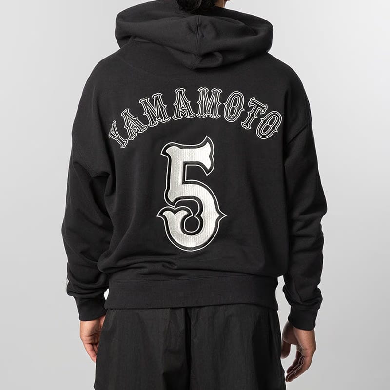 Y-3 Elite 5 Graphic Hoodie - Black