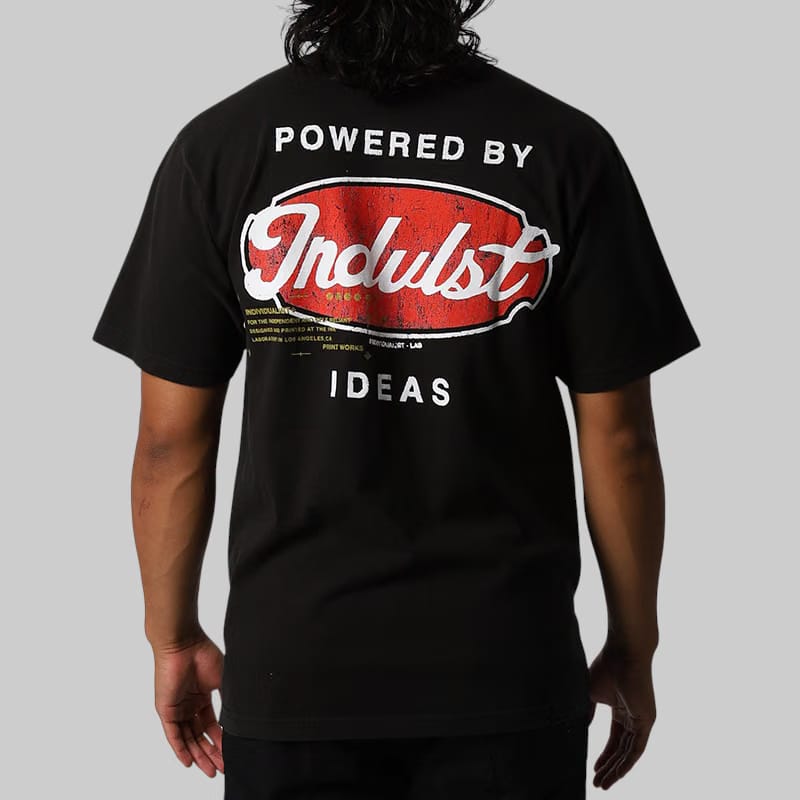 INDVLST-LAB Powered By Ideas T-Shirt - Vintage Black