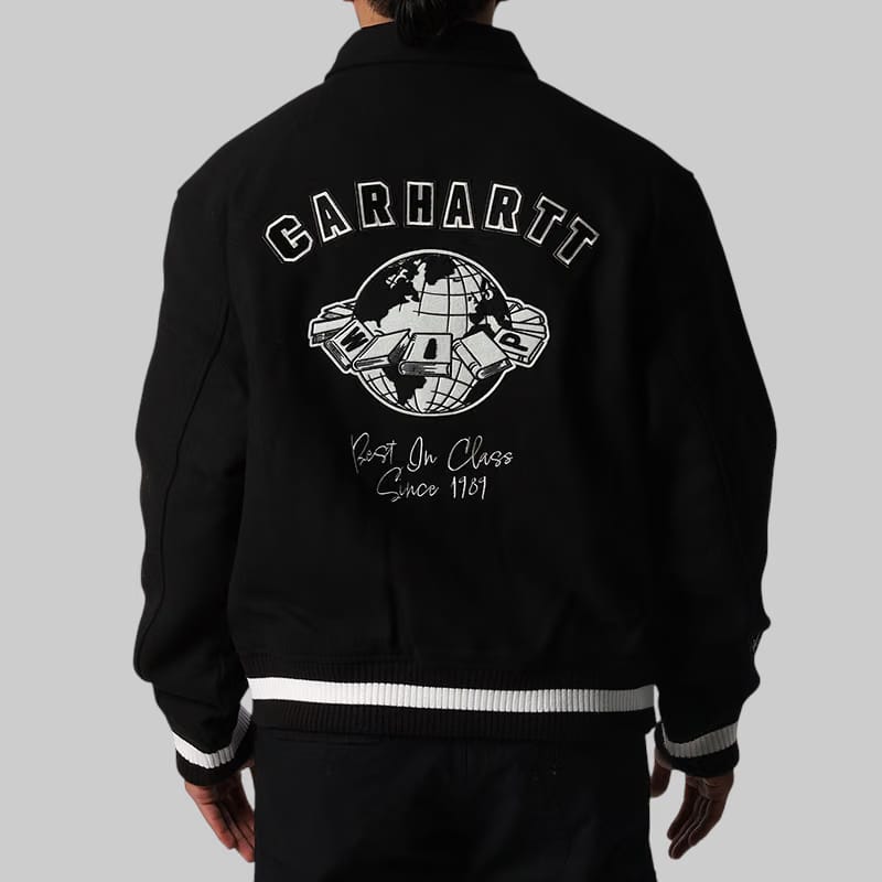 Carhartt WIP World Class Varsity Jacket - Black