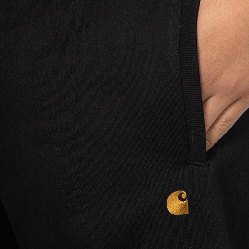 Carhartt WIP Chase Sweatpant - Black/Gold