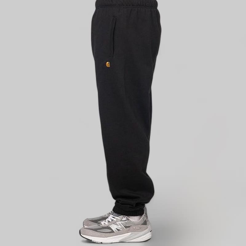 Carhartt WIP Chase Sweatpant - Black/Gold
