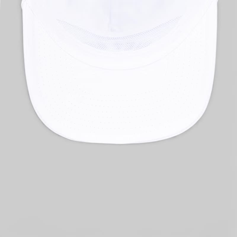 Quiet Golf Stencil 5 Panel Hat - White