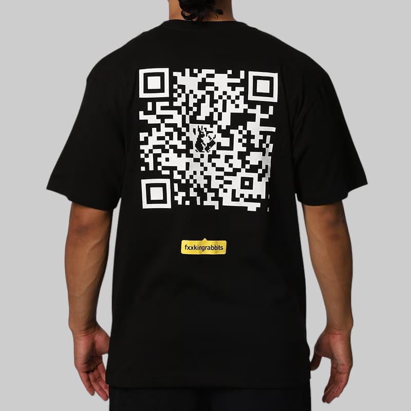 FR2 2D Code T-Shirt - Black