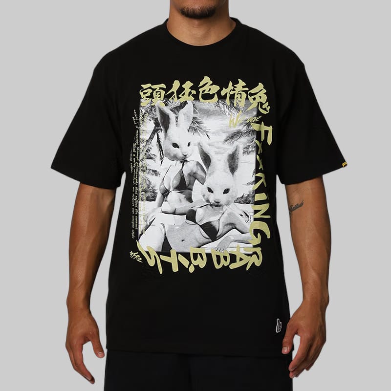FR2 We Are Fxxking Rabbits T-Shirt - Black