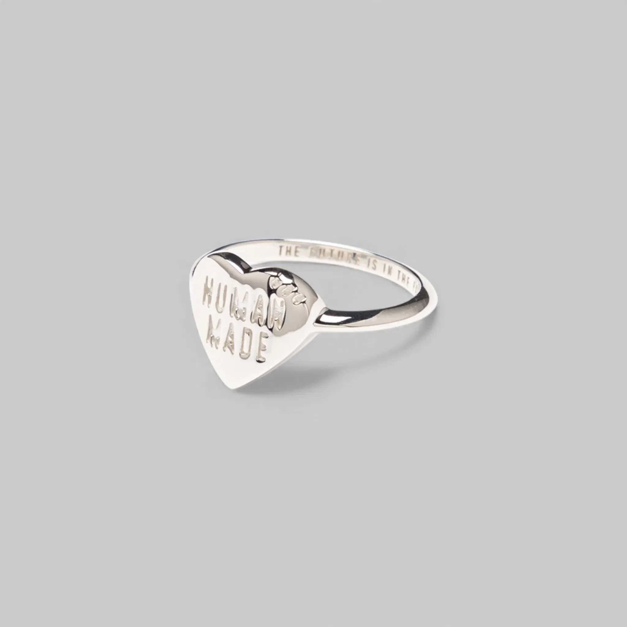 Human Made Heart Silver Ring - Silver
