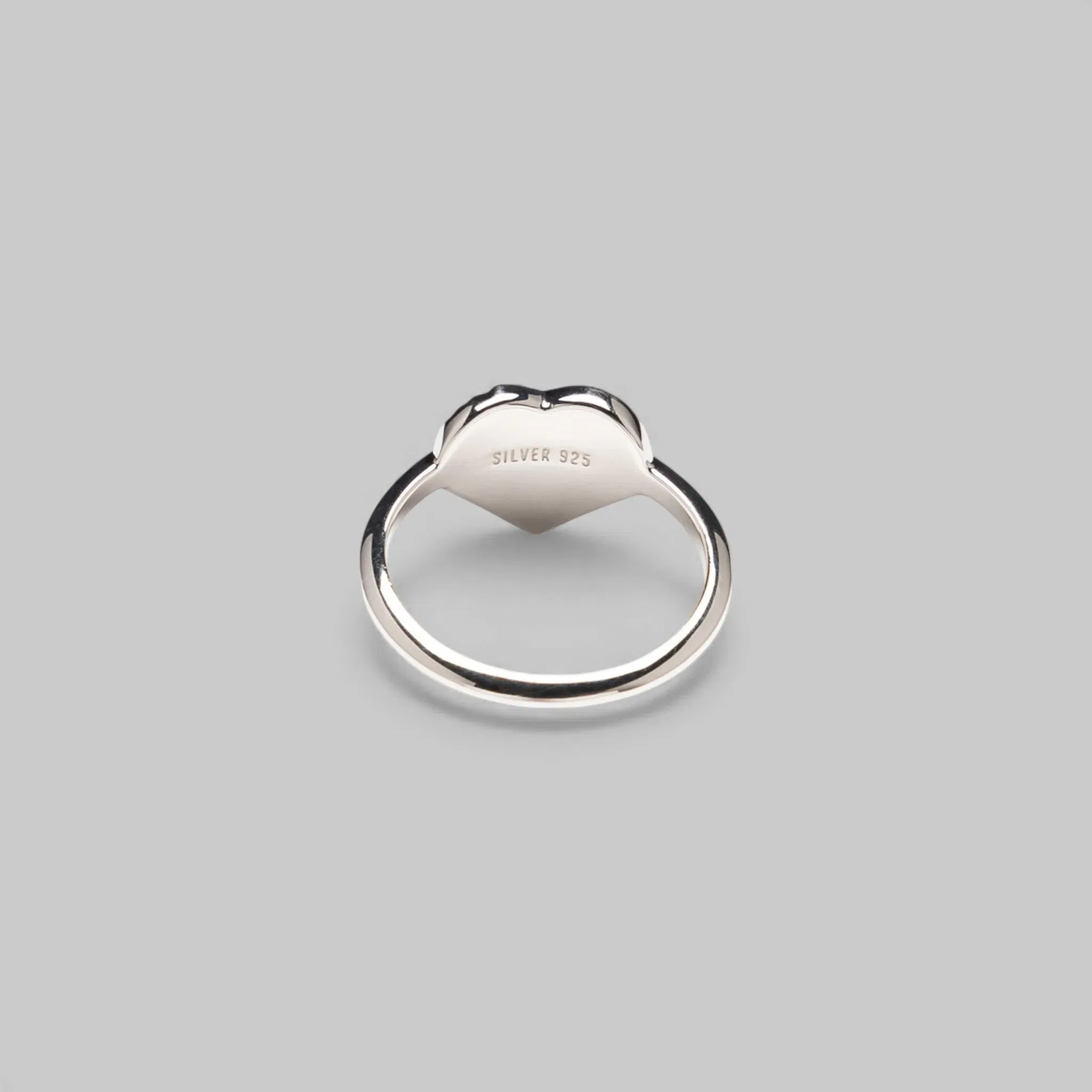 Human Made Heart Silver Ring - Silver