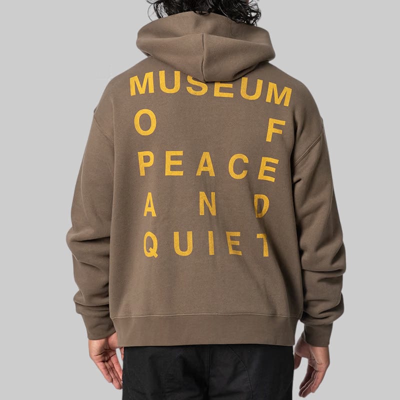 Museum of Peace & Quiet Castelli Zip-Up Hoodie - Brown