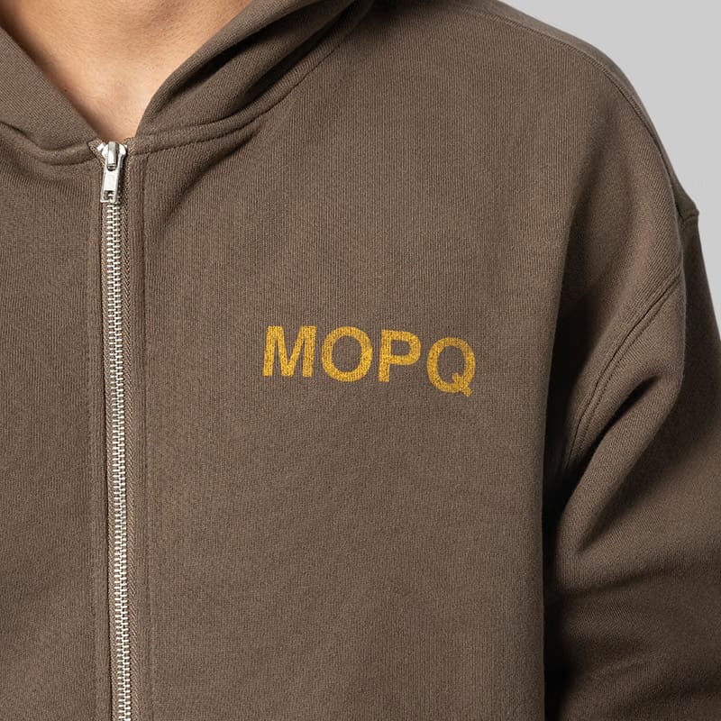 Museum of Peace & Quiet Castelli Zip-Up Hoodie - Brown