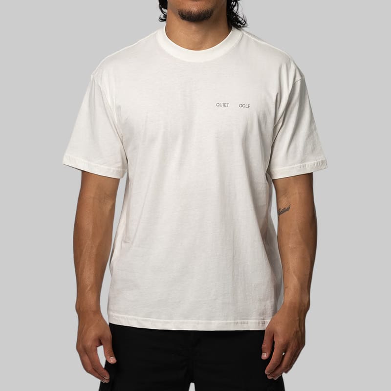 Quiet Golf Grass Types T-Shirt - White