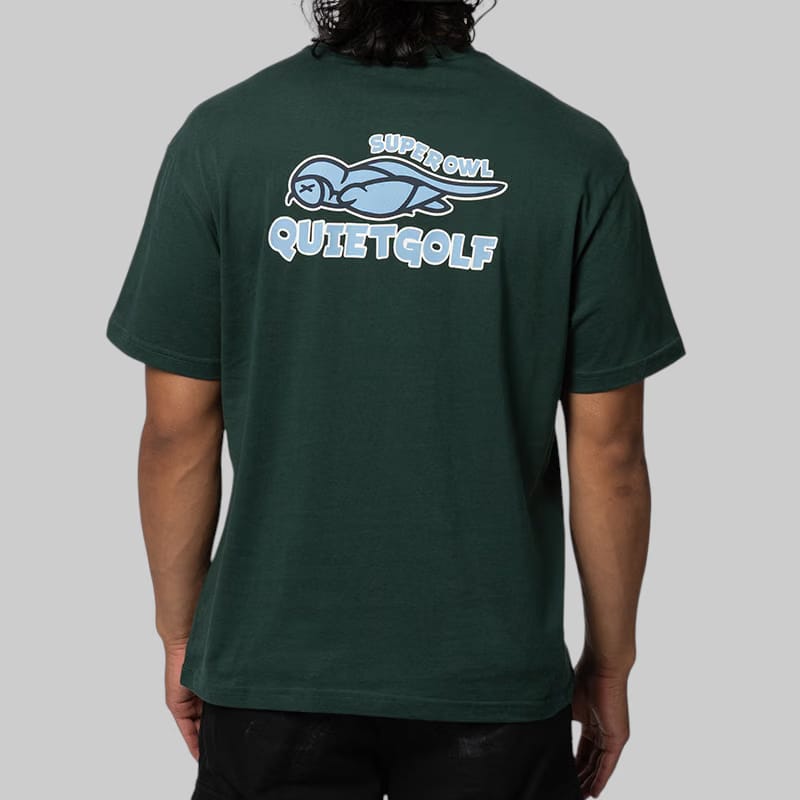 Quiet Golf Super Owl T-Shirt - Forest