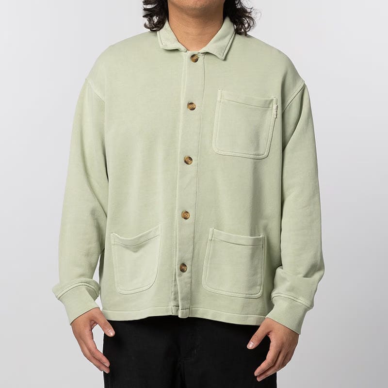 Museum of Peace & Quiet Wordmark Chore Coat - Sage