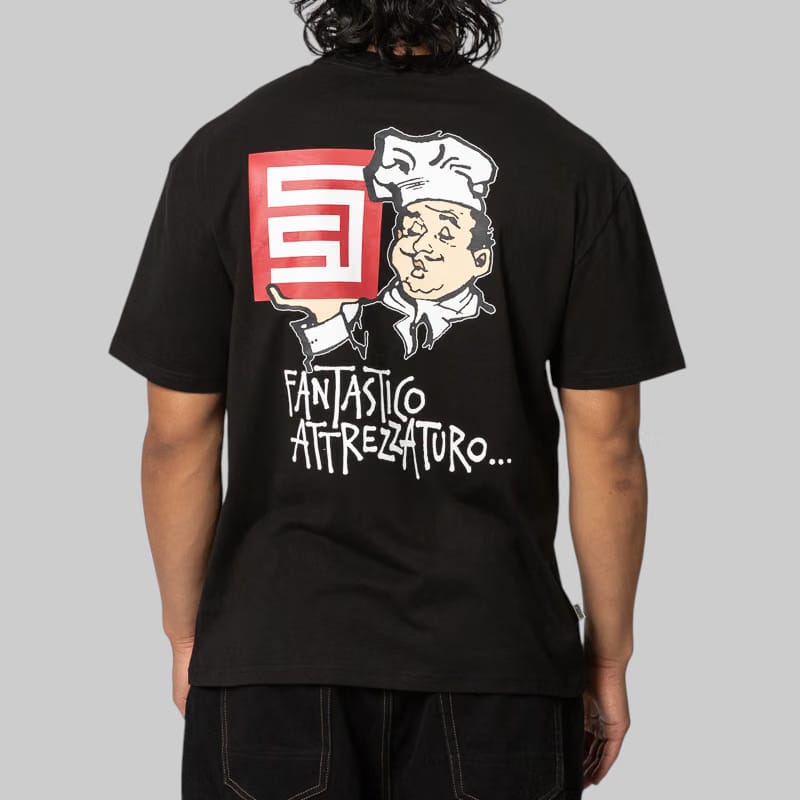 S/Double Fantastico T-Shirt - Black