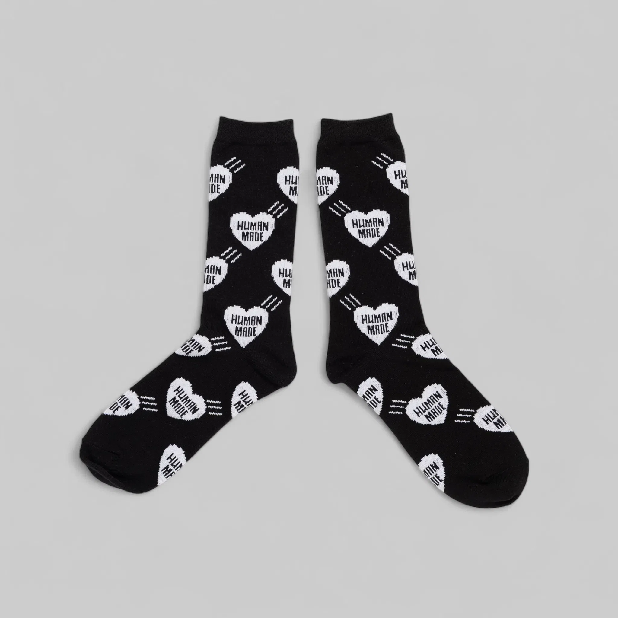 Human Made Heart Socks - Black