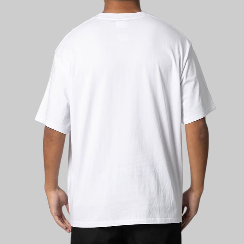 BAPE 1st Camo Shark Seijin College Relaxed Fit T-Shirt - White