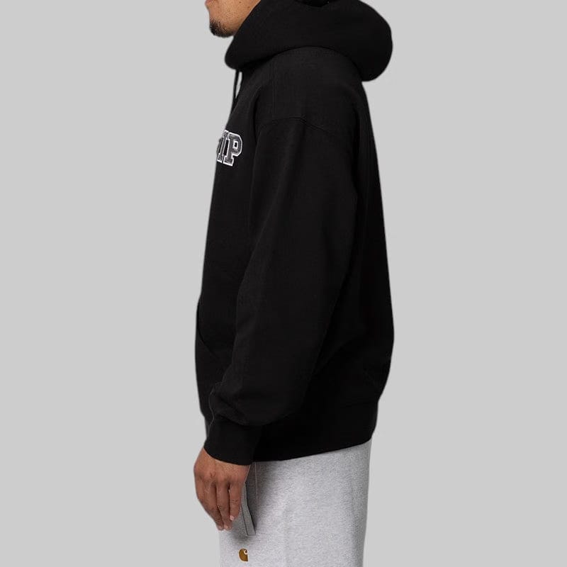 Carhartt WIP Hooded Mini WIP Sweat Jacket - Black Stone Washed