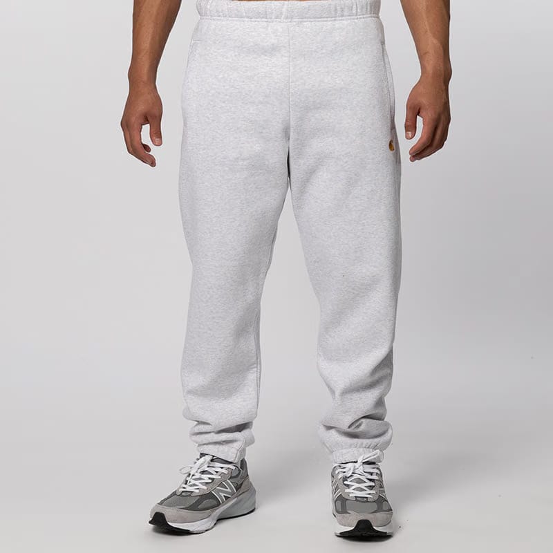 Carhartt WIP Chase Sweat Pant - Ash Heather/Gold