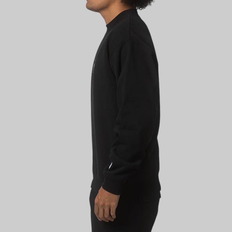 FR2 Embroidery Egg Sushi Rabbit Sweatshirt - Black