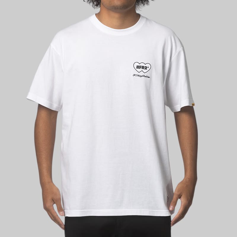 FR2 Heart Rabbit T-Shirt - White