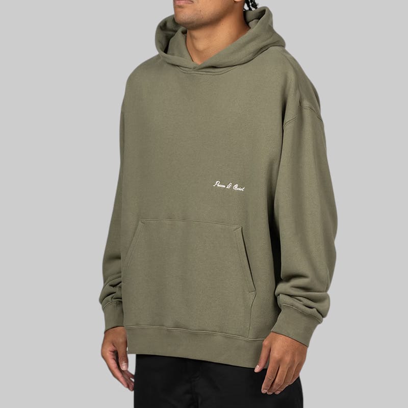 Museum of Peace & Quiet Wordmark Hoodie - Olive