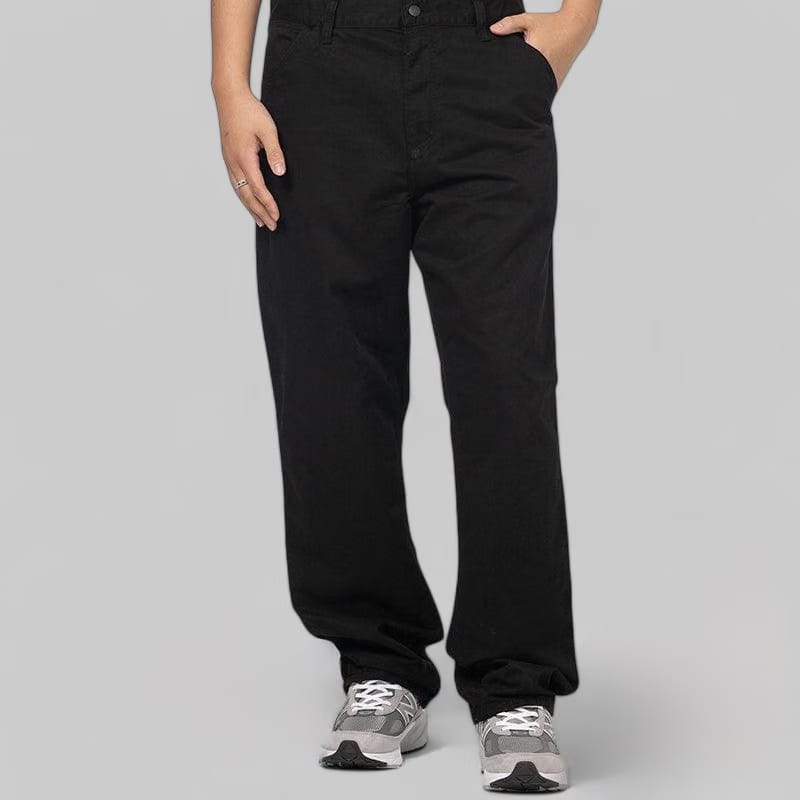 Carhartt WIP Single Knee Pant - Black Garment Dyed