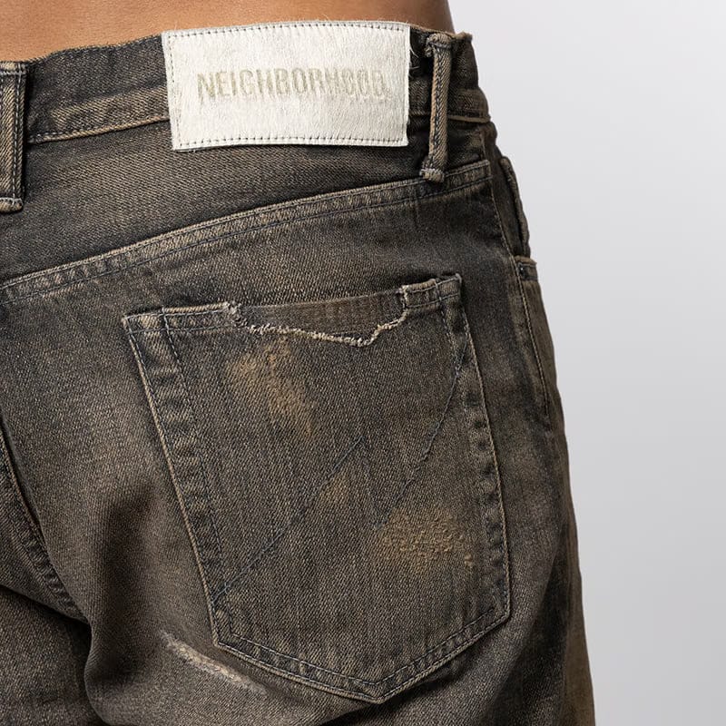 Neighborhood Savage Denim DP Mid Pant - Black