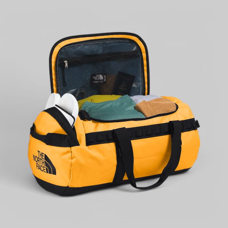 The North Face Base Camp Medium Duffel - Summit Gold/TNF Black