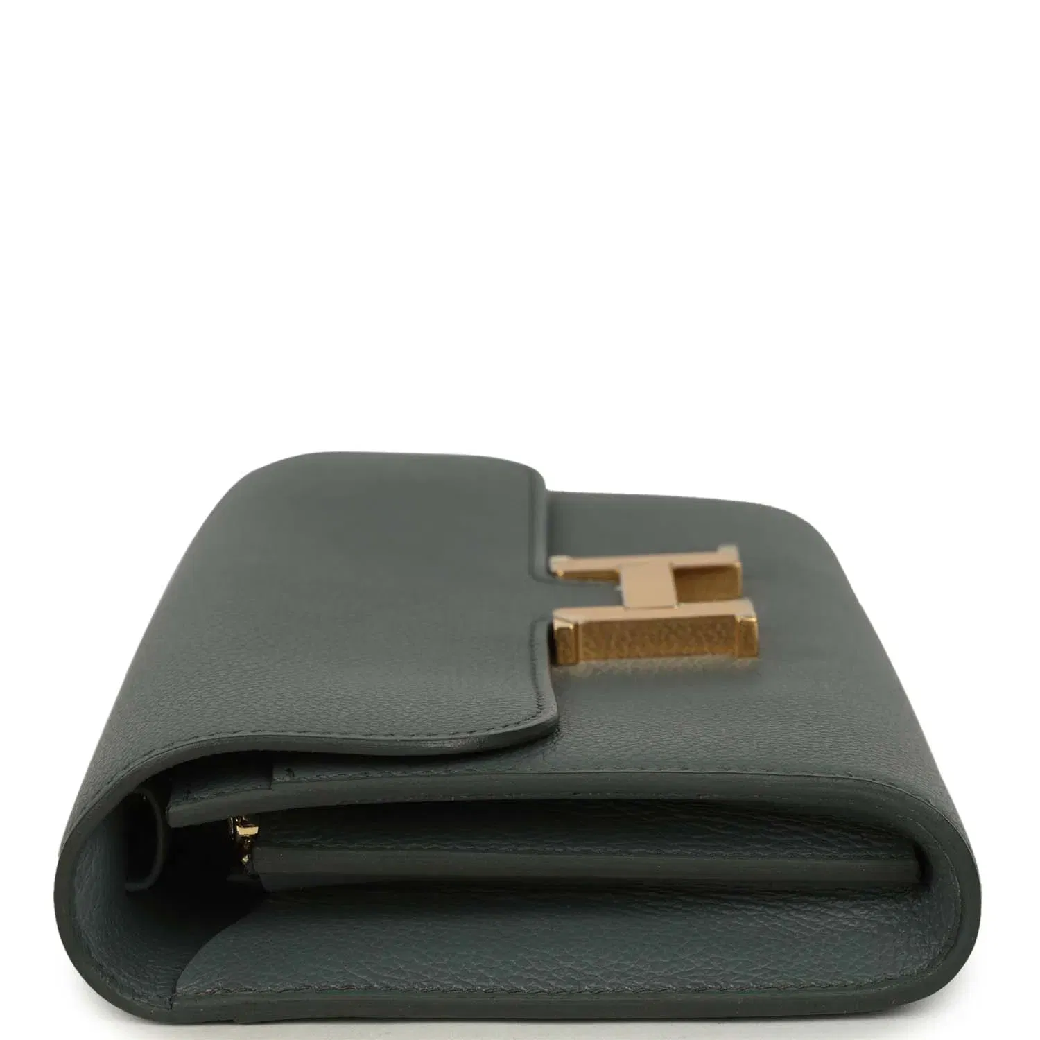 Hermes Constance Wallet To Go Vert Amande Evercolor Gold Hardware