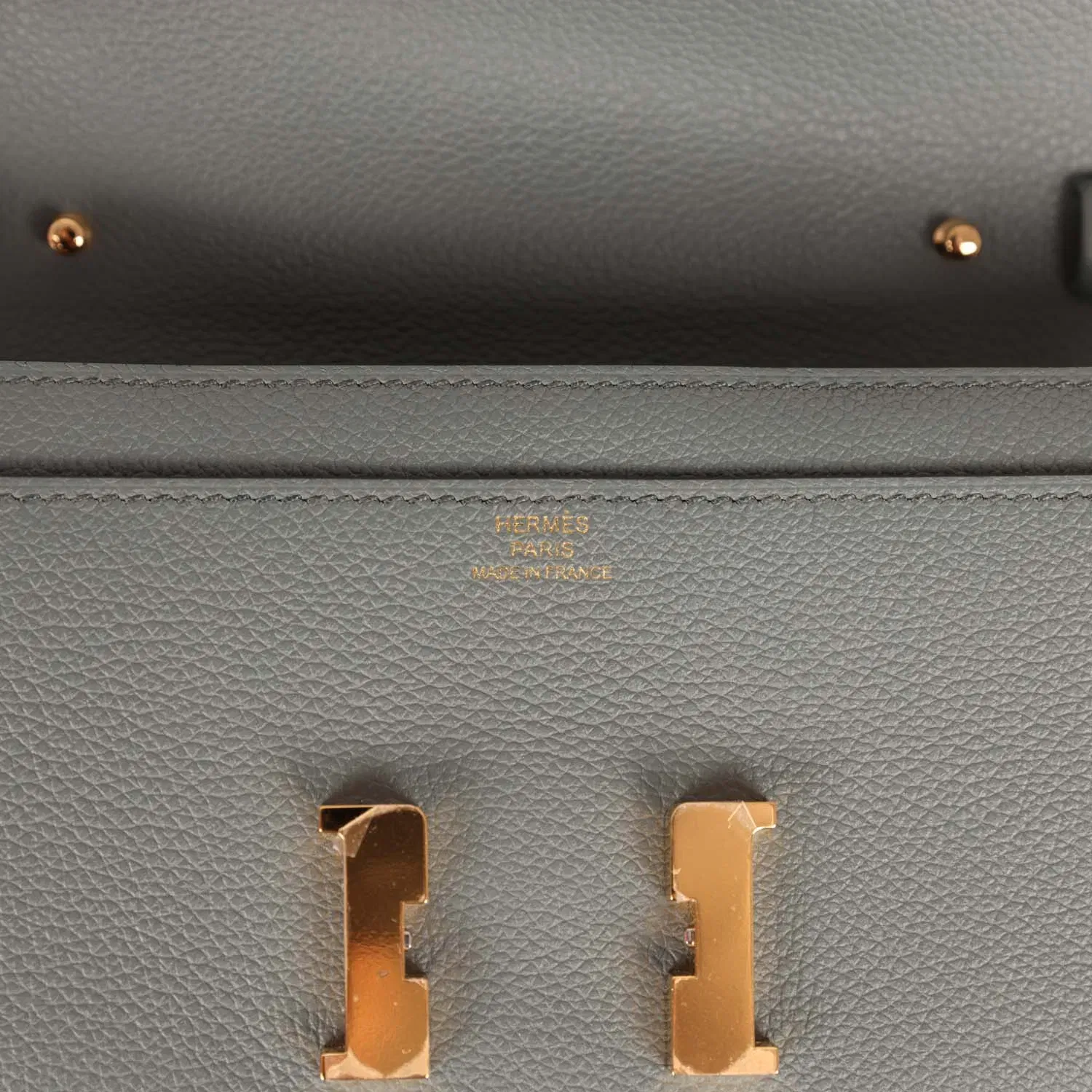 Hermes Constance Wallet To Go Vert Amande Evercolor Gold Hardware