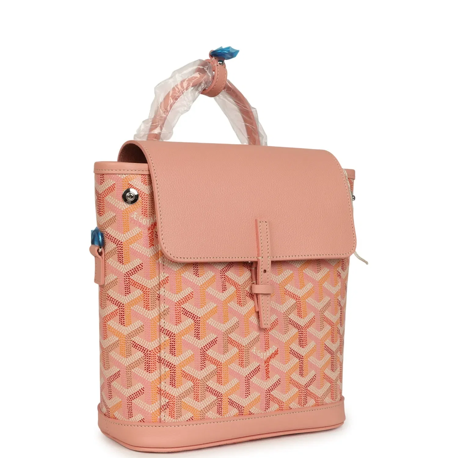 Goyard Goyardine Canvas Powder Pink Mini Alpin Backpack Palladium Hardware