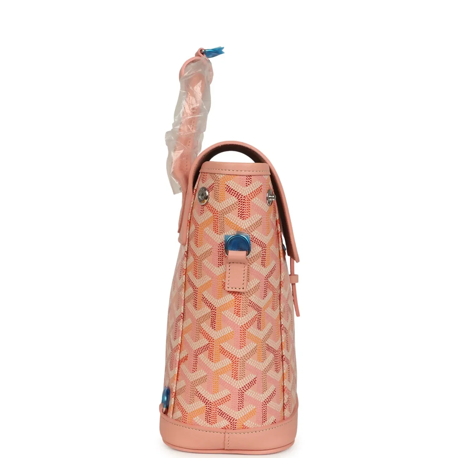 Goyard Goyardine Canvas Powder Pink Mini Alpin Backpack Palladium Hardware