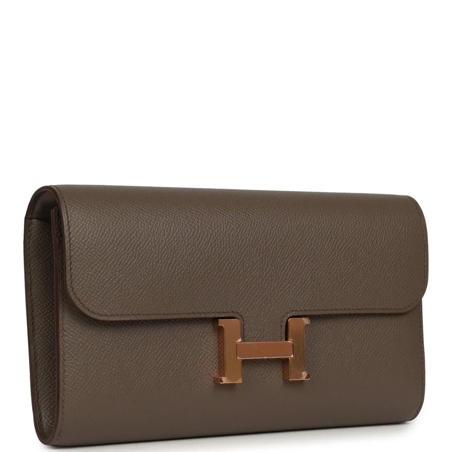 Hermes Constance Wallet To Go Etain Epsom Rose Gold Hardware