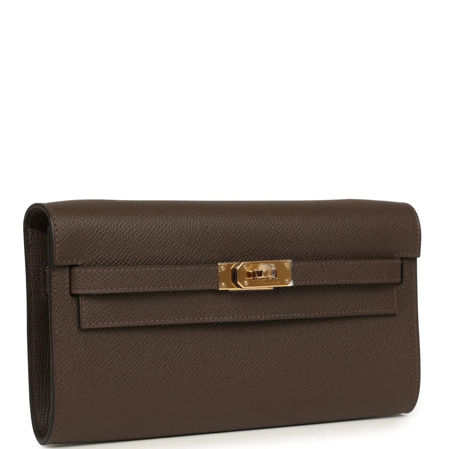 Hermes Kelly Wallet To Go Ecorce Epsom Gold Hardware