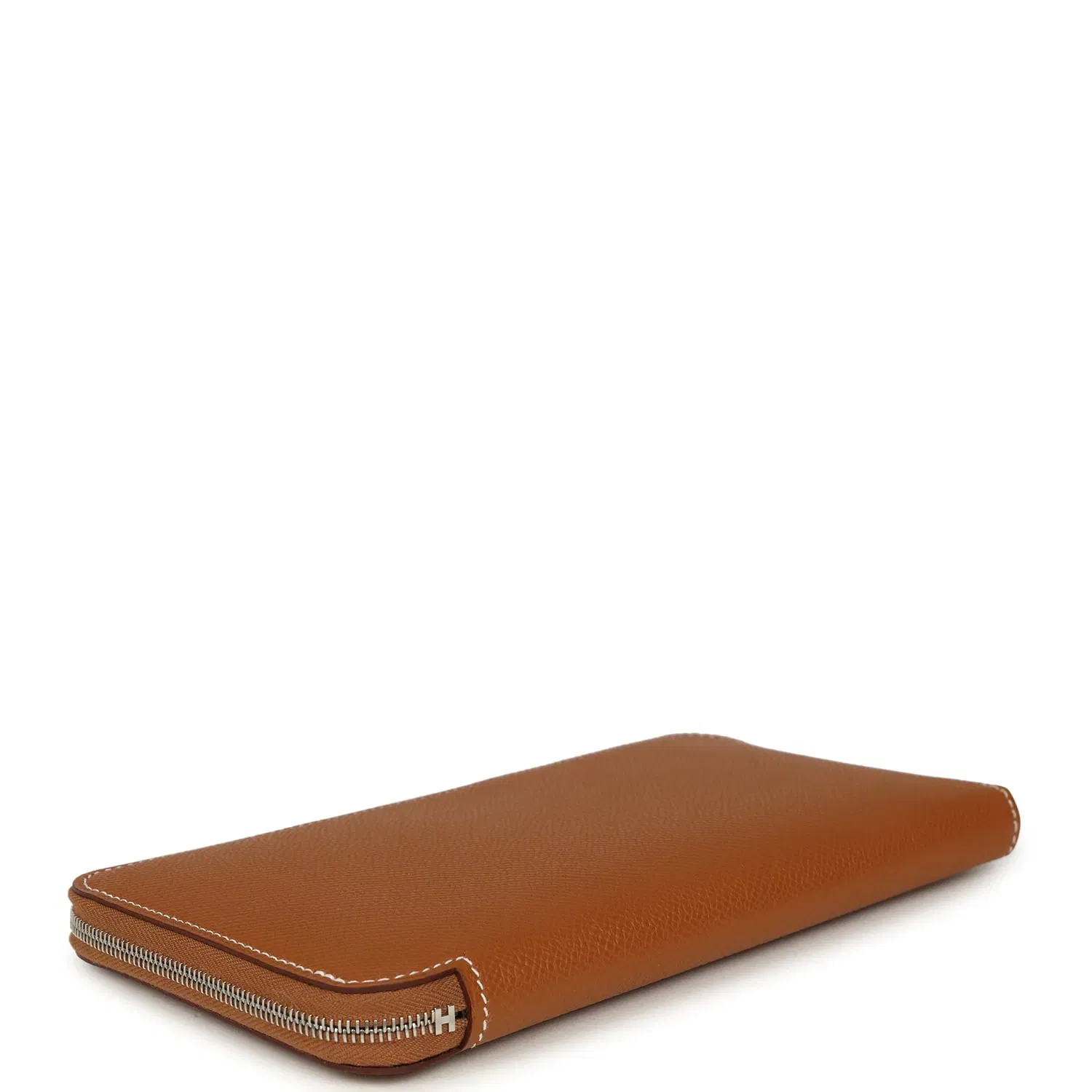 Hermes Silk'In Classique Long Wallet Gold Epsom Palladium Hardware