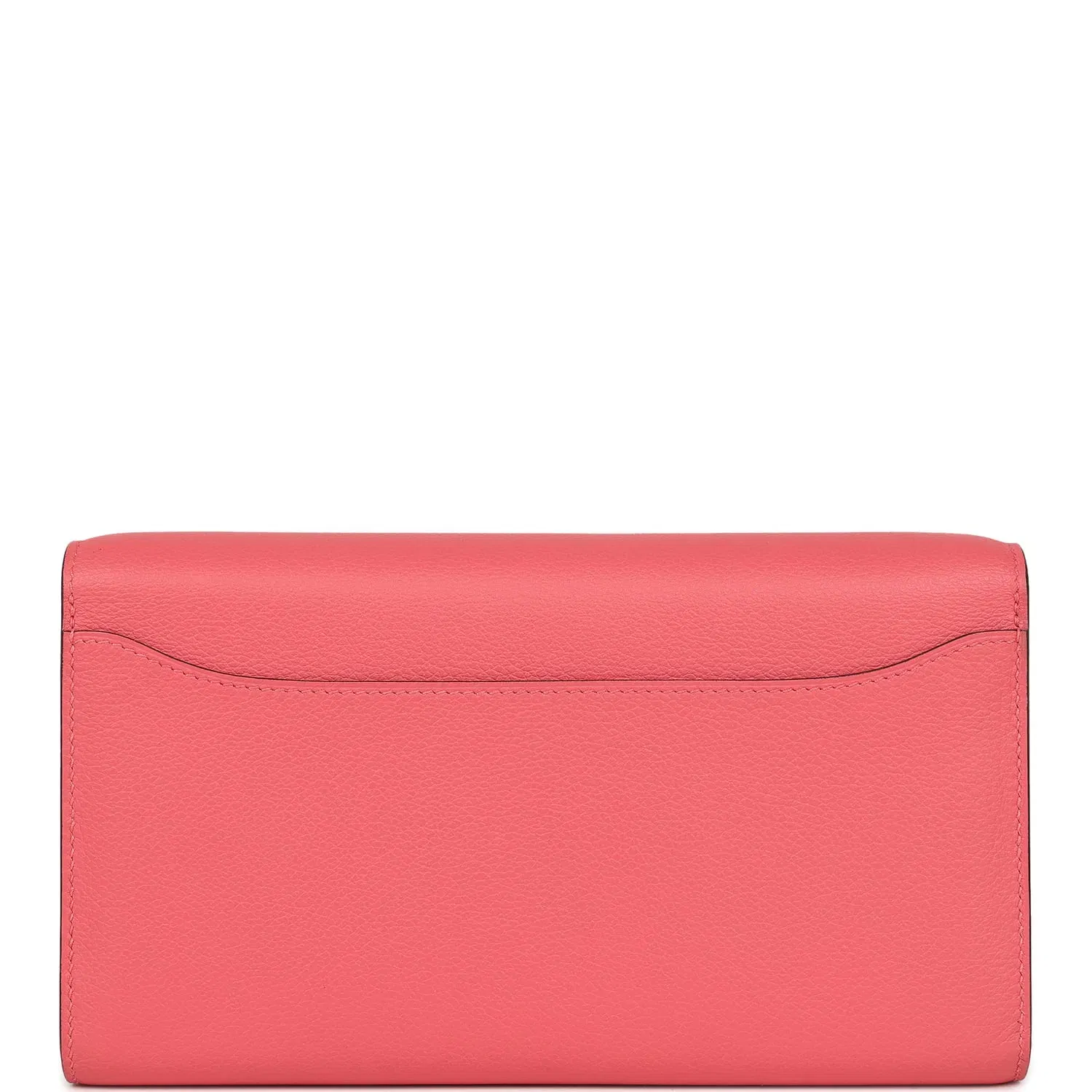 Hermes Constance Wallet To Go Rose Azalee Evercolor Palladium Hardware