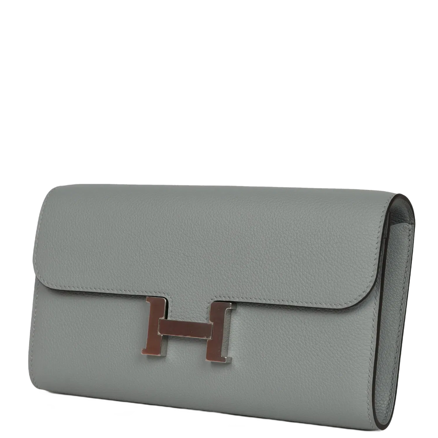 Hermes Constance Wallet To Go Gris Pantin Evercolor Palladium Hardware