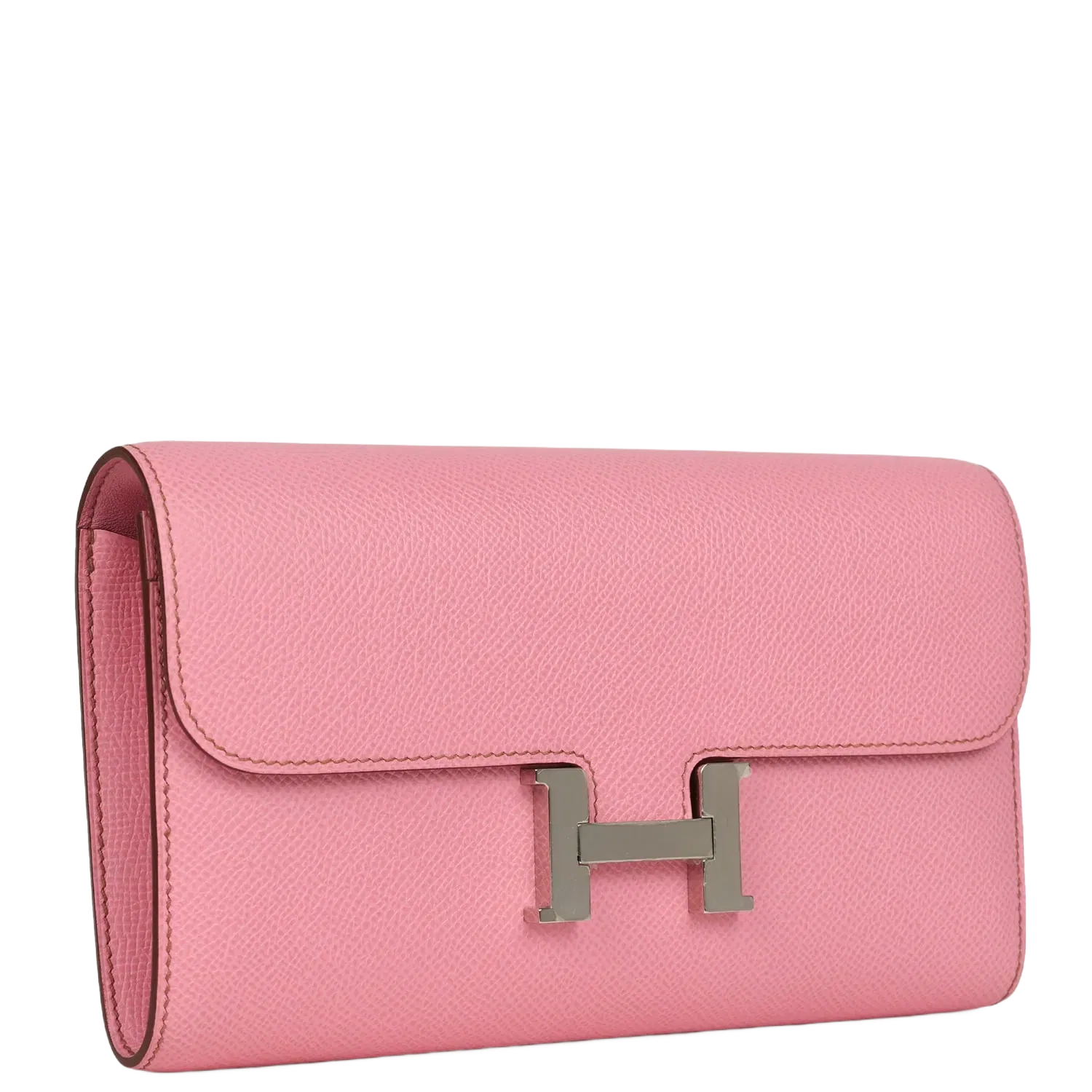 Hermes Constance Wallet To Go Bubblegum Epsom Palladium Hardware