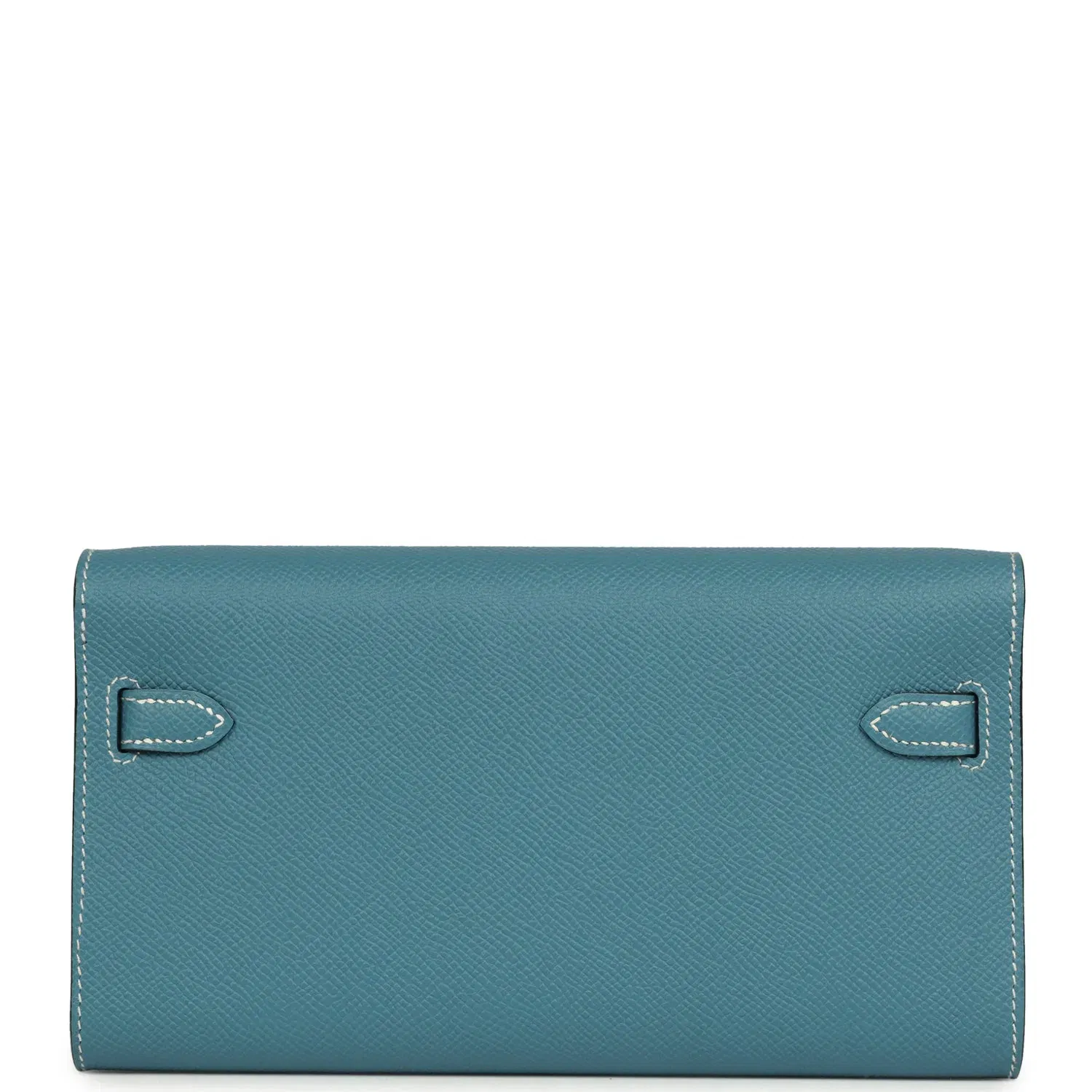 Hermes Kelly Wallet To Go Blue Jean Epsom Gold Hardware