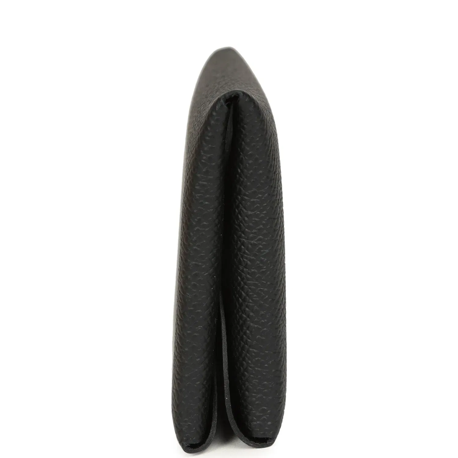 Hermes Calvi Duo Card Holder Black Epsom Palladium Hardware