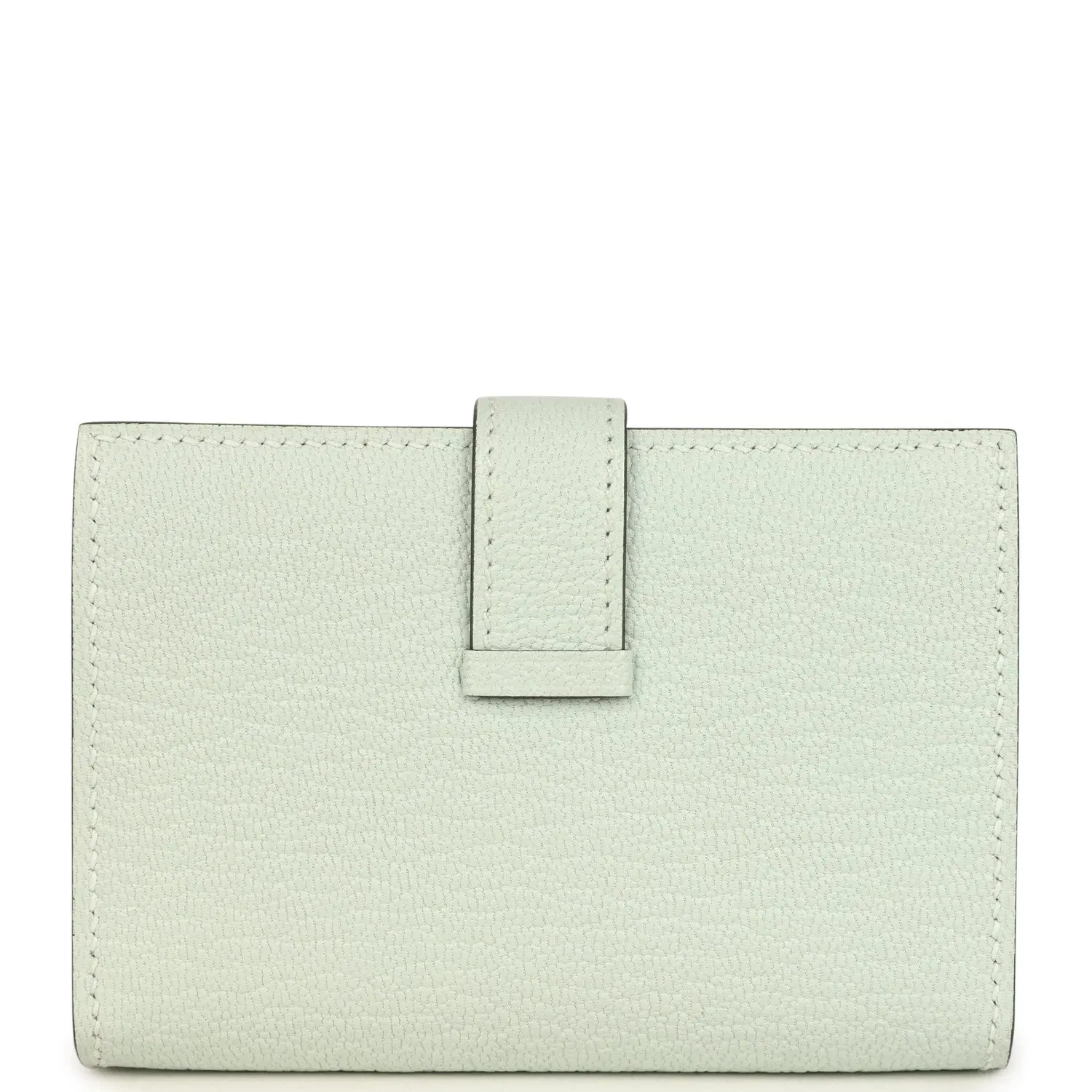Hermes Bearn Mini Wallet Vert Peppermint Chevre Mysore Palladium Hardware