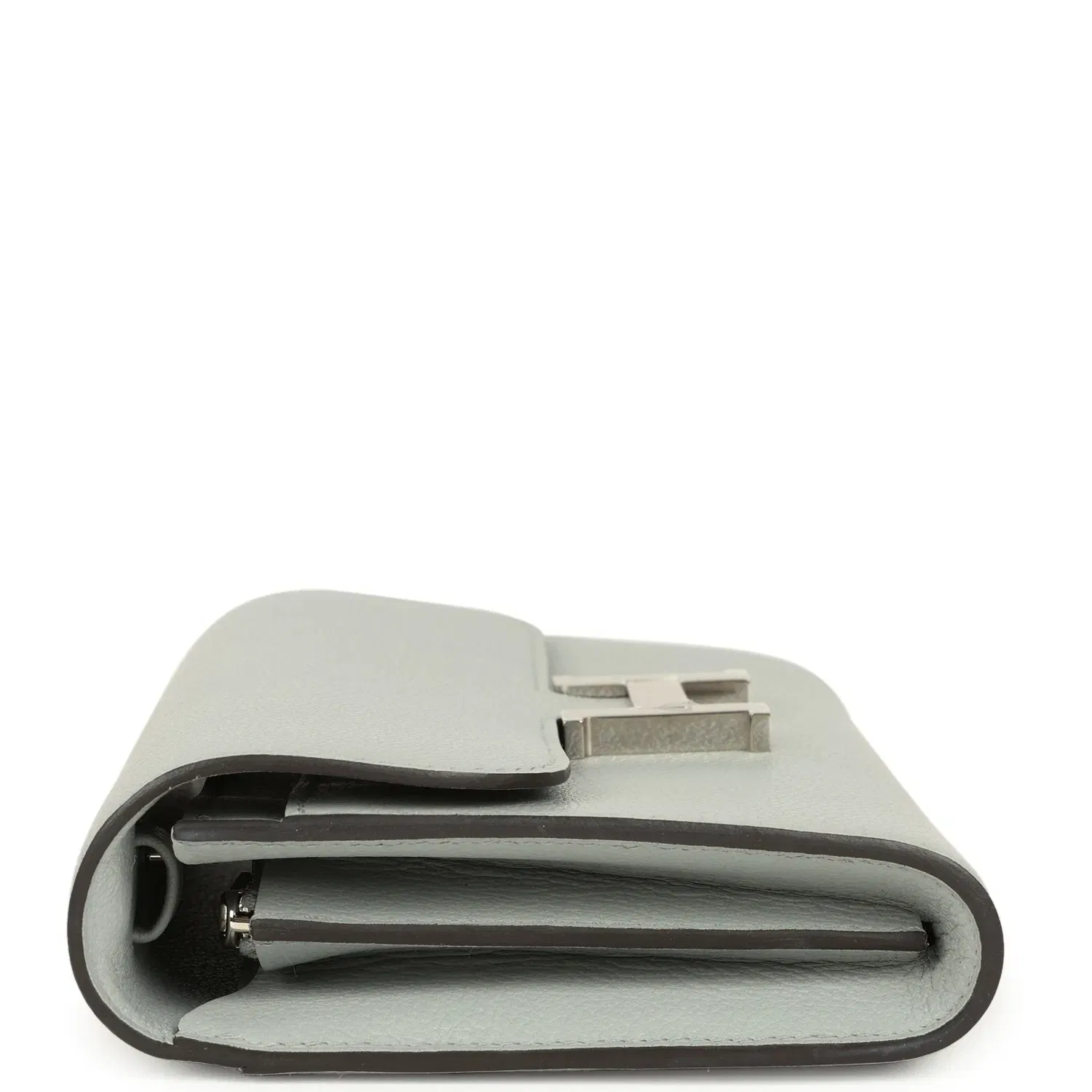 Hermes Constance Wallet To Go Bleu Glacier Evercolor Palladium Hardware