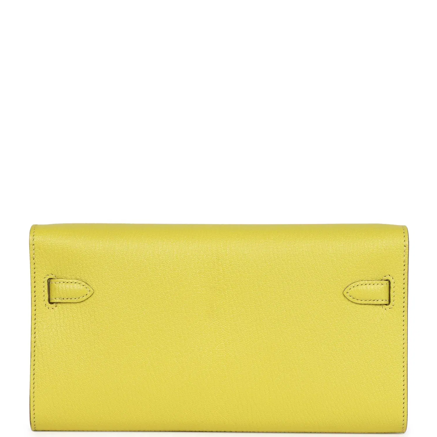 Hermes Kelly Wallet To Go Lime Chevre Mysore Gold Hardware