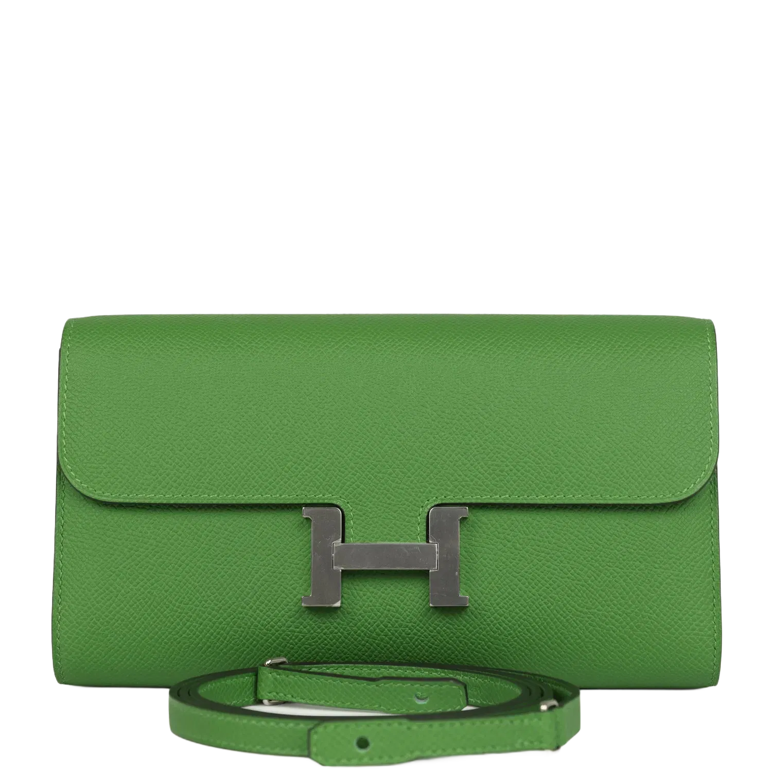 Hermes Constance Wallet To Go Vert Yucca Epsom Palladium Hardware