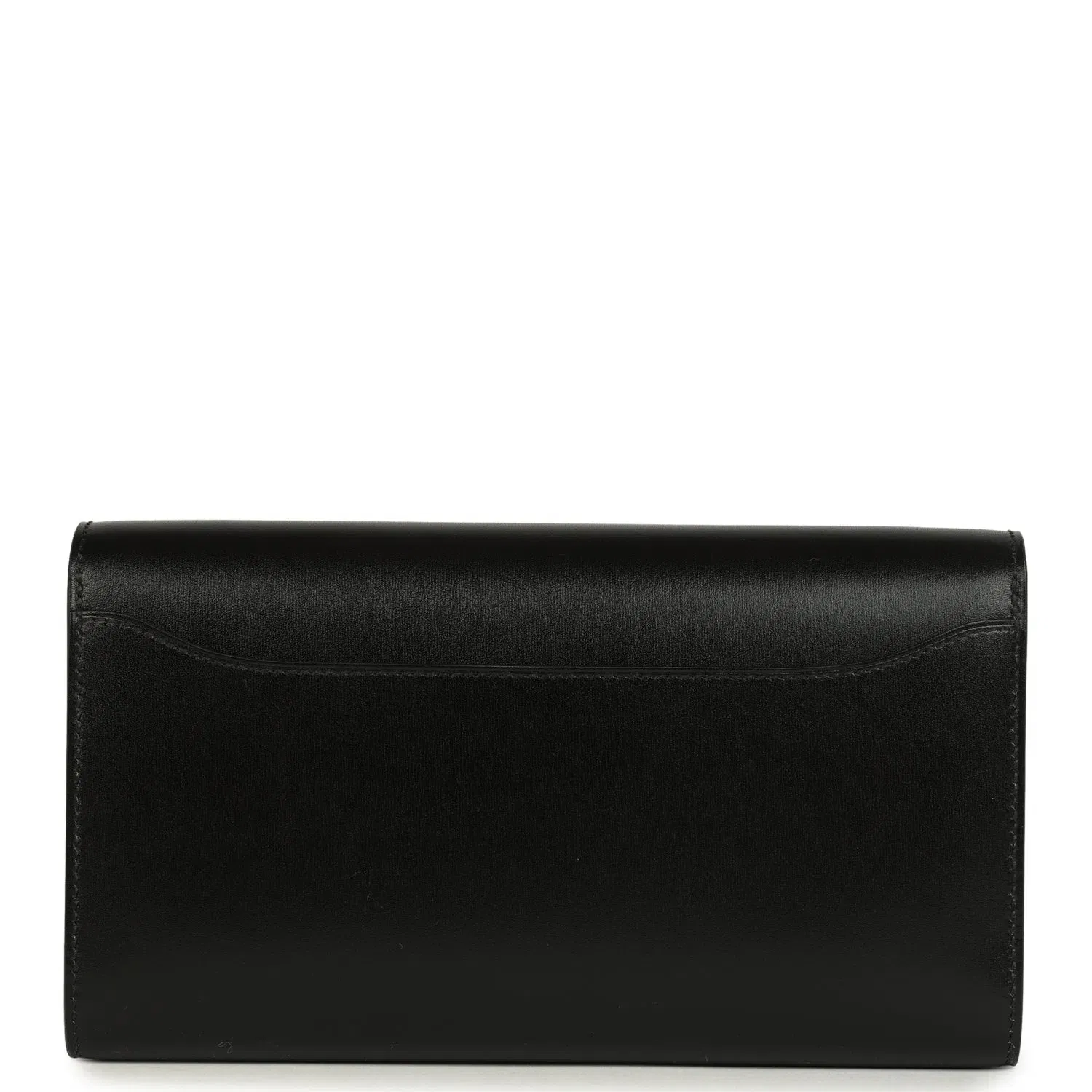 Hermes Constance Wallet To Go Black Box Palladium Hardware